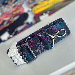 Lug HTF Boho Floral Black replacement Crossbody Strap for bag